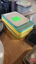 Assorted Lot Of Lunch Trays