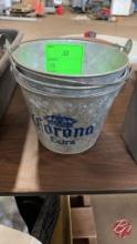 Corona Beer Tin Buckets