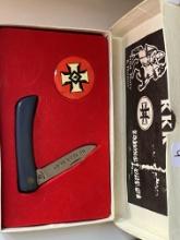 Historic KKK Folding Knife and Pin - Original Box