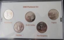 2000- Philadelphia BU Platinum Plated State Quarters