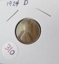 1924- D Lincoln Cent