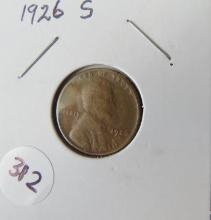 1926- S Lincoln Cent
