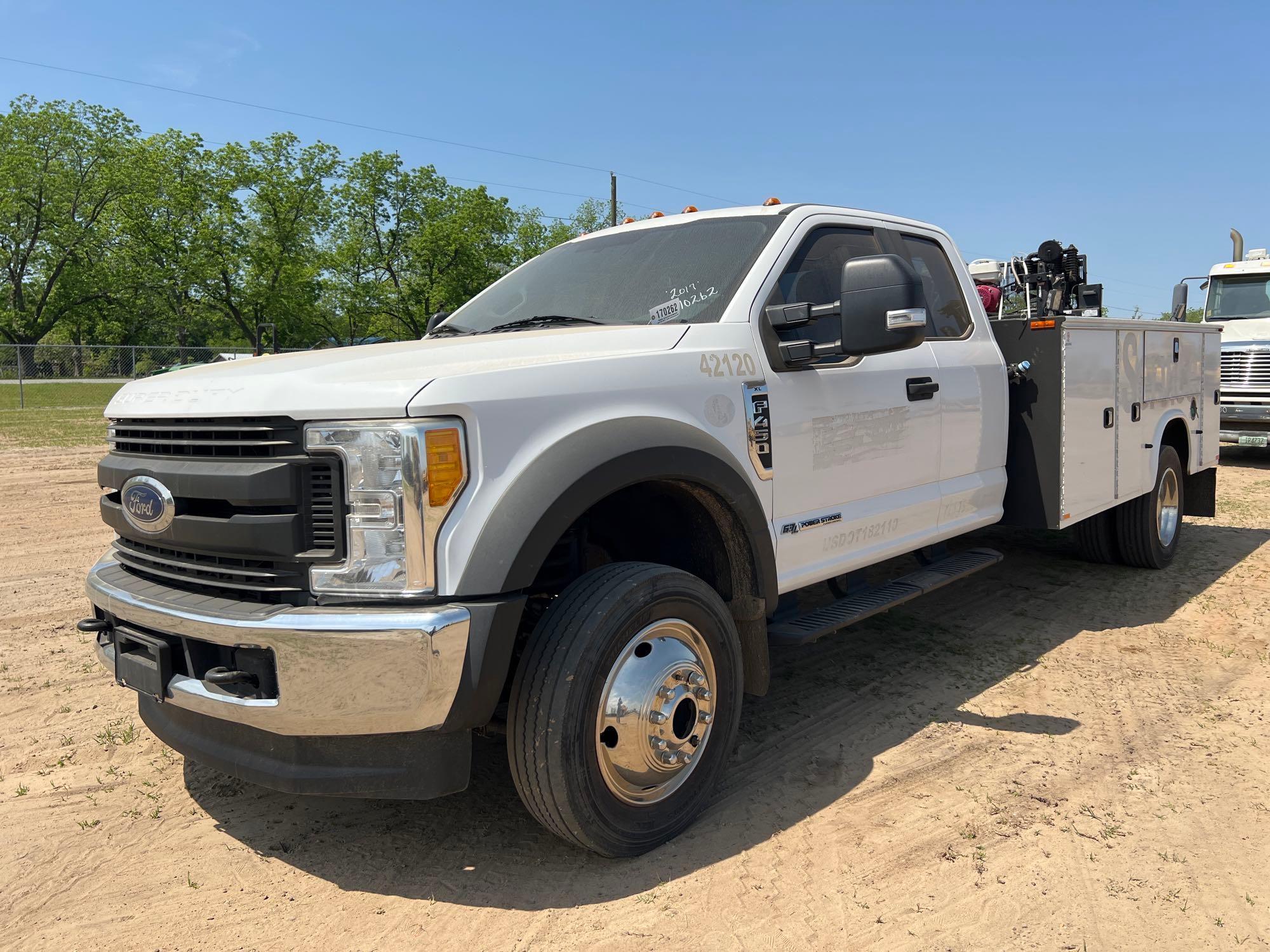 2017 FORD F-450 XL EXT CAB SERVICE TRUCK