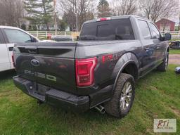 2017 Ford F-150 FX4 4 door pickup, leather, panoramic sunroof, heated and cooled seats, PW, PL, A/C,
