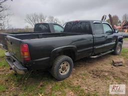 2003 GMC 2500 HD extended cab pickup, Duramax diesel engine, 4WD, PW, PL, power seat, TMU,