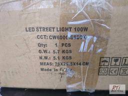 2X 100 watt LED street lights
