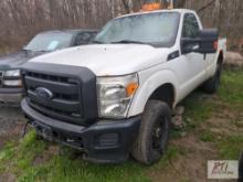 2015 Ford F-250 Super Duty pickup, 8ft box, 4WD, auxiliary switches, A/C, 84K, VIN:1FTBF2B69FEC07566