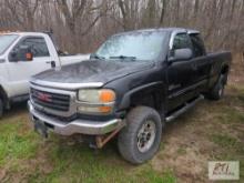 2003 GMC 2500 HD extended cab pickup, Duramax diesel engine, 4WD, PW, PL, power seat, TMU,