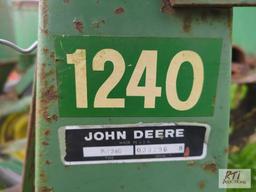 John Deere 1240 4 row planter, extra parts in office