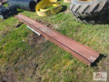 Approx. 13ft steel I beam