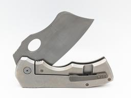 Custom Berg Blades Cleaver Folding Knife