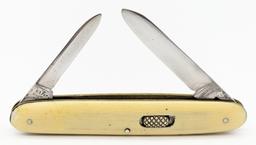 Vtg Challenge Cut Co. 2 Blade Switchblade Knife