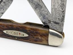 Robeson Shur-Edge Pocket Eze Jig Bone Cigar Knife