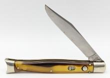 Schrade Cut Co Marbled Fishtail Switchblade