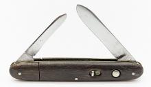 Vtg Schrade Cut Co 2 Blade Switchblade Knife