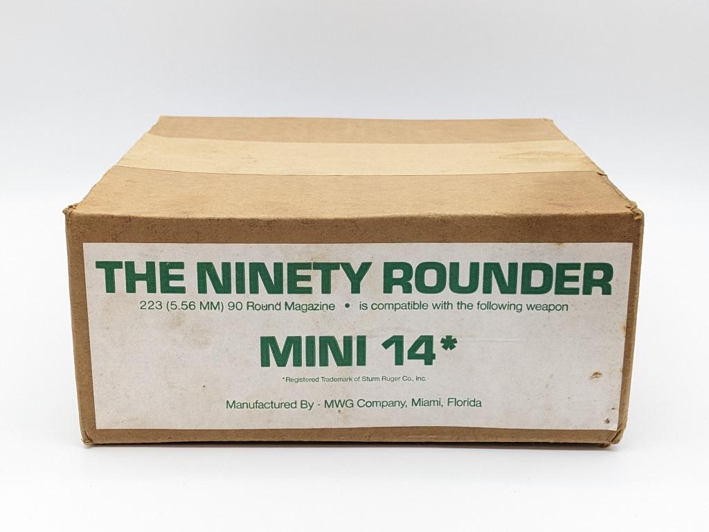 NIB MWG The Ninety Rounder Mini 14 Drum Magazine
