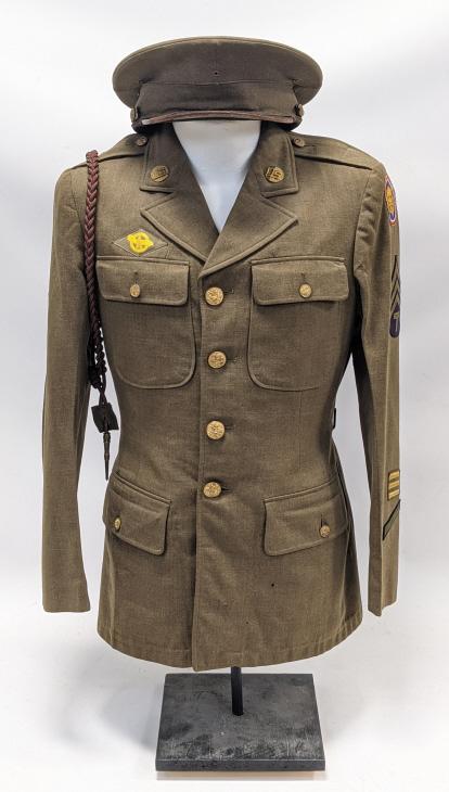 WW2 US 106th Infantry Div Technical Sargent Jacket