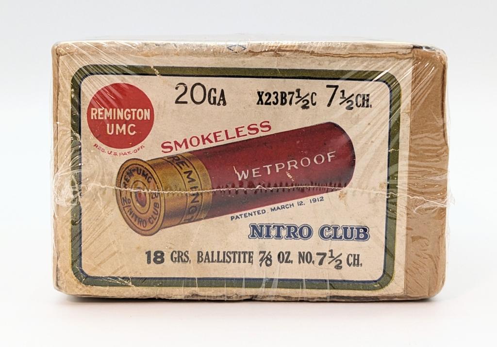 Remington UMC Nitro Club 20 Ga Ammo Box