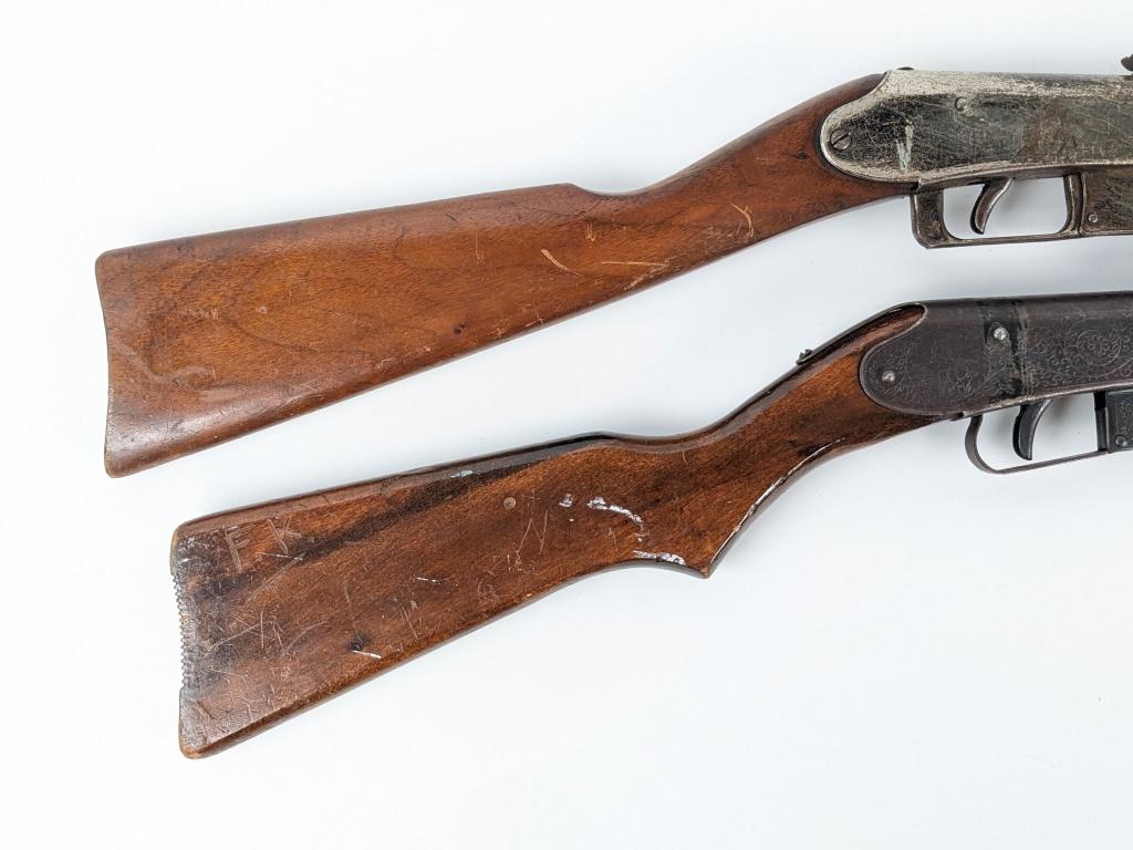 (2) Antique Daisy Model 25 Pump Action BB Guns
