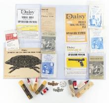 Vtg Daisy Manuals, Targets, and Tubes of BBs