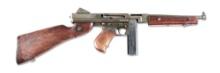 (N) SAVAGE MANUFACTURED M1 THOMPSON MACHINE GUN WITH ORIGINAL HAMMER-FIRED FIRING PIN (CURIO & RELIC