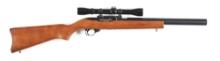 (N) RUGER MODEL 10/22 SEMI-AUTOMATIC CARBINE WITH AWC R10 INTEGRALLY SUPPRESSED BARREL (SILENCER).