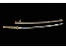 Very Nice WWII Japanese Army Arsenal Samuri Sword, Dated 1943 (MGX)