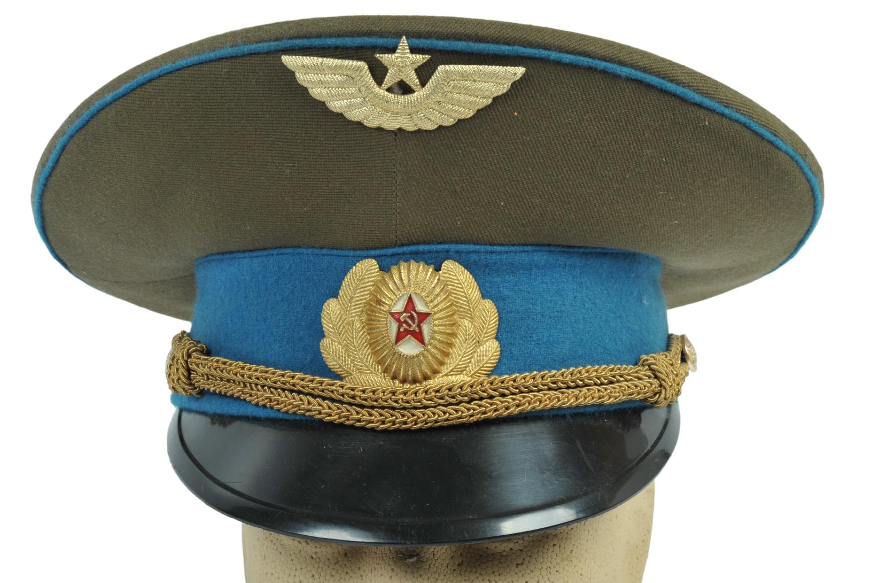 Soviet Air Force issue Officer Visor Hat ()