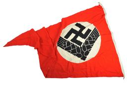 *HUGH German RAD WWII era Unit Pennant Flag (A)