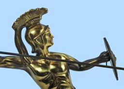 Greek "Leonidus of Spata" Brass Statue (GRJ)