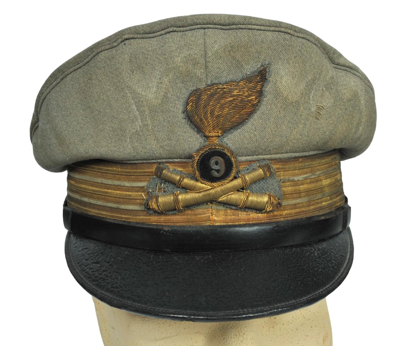 Fascist Italian Army WWII Infrantry Officer Uniform & Visor Hat (KDW)