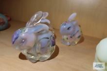 Three Fenton rabbits