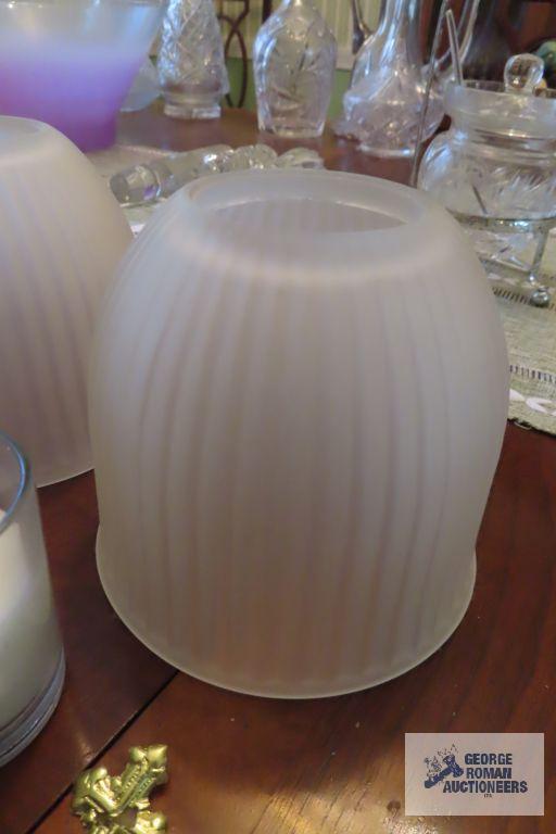 Candle holders, lighter and light shades