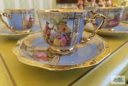 Cup and saucer sets, Bavaria, Germany, 7079