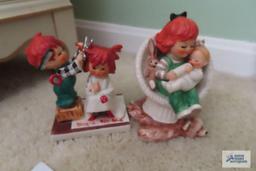 Goebel Sheer Nonsense and Baby Sister figurines