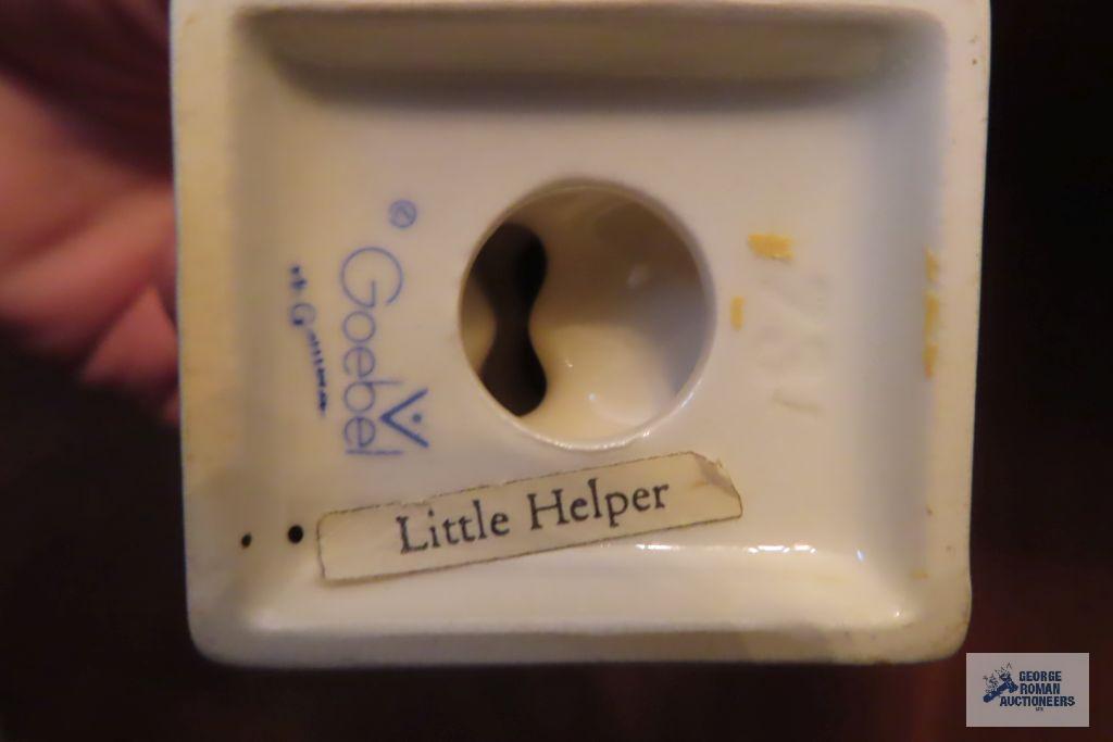 Hummel Little Helper and On Holiday figurines
