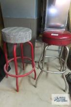 pair of vintage stools