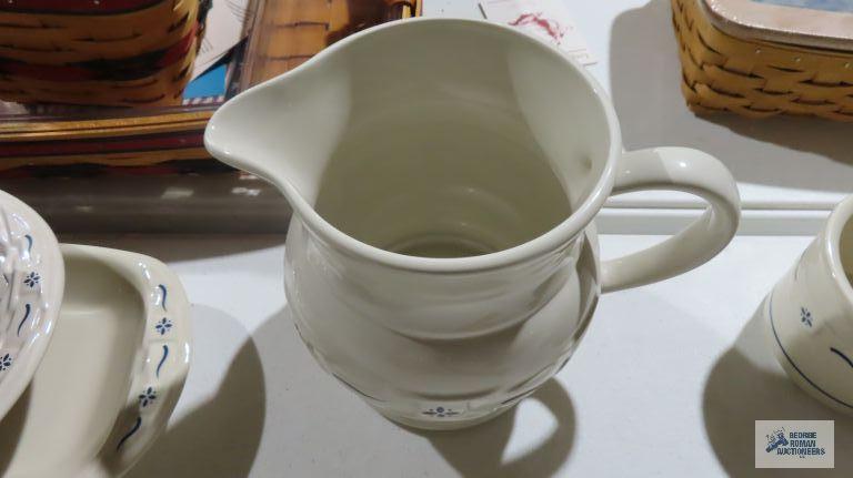 Longaberger...Pottery (2) pitchers