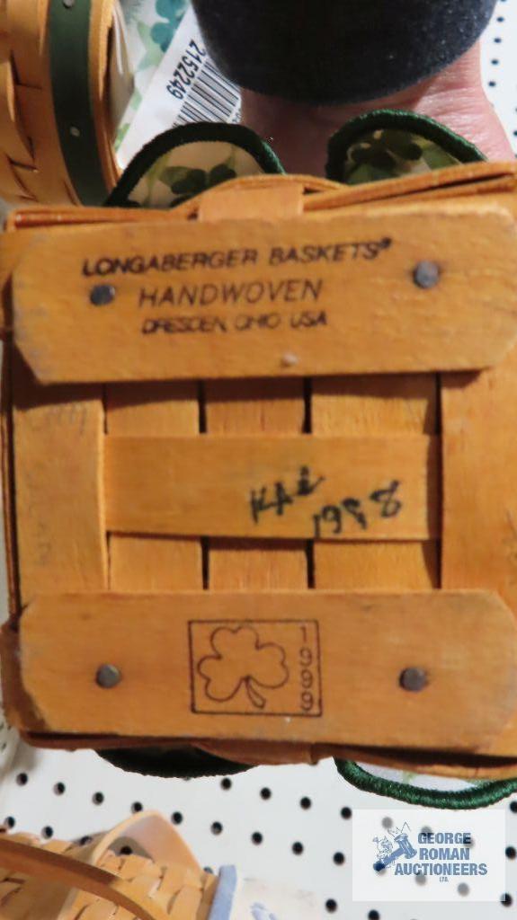 Longaberger 2001 basket and (2) 1998 lucky...you baskets
