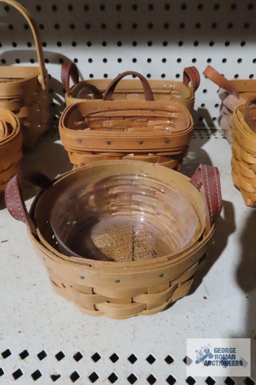Longaberger (3) small baskets
