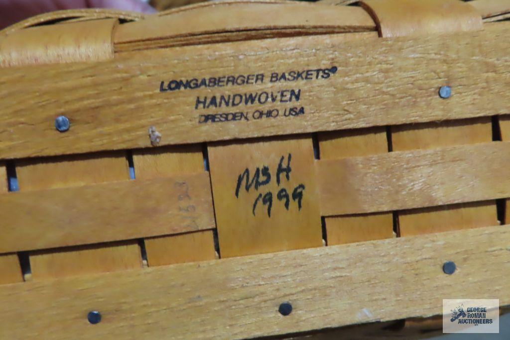 Longaberger 1994 and 1999 baskets