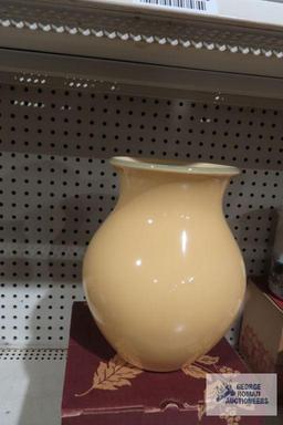 Longaberger Pottery vase