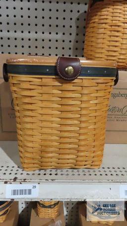 Longaberger...large saddlebrook basket