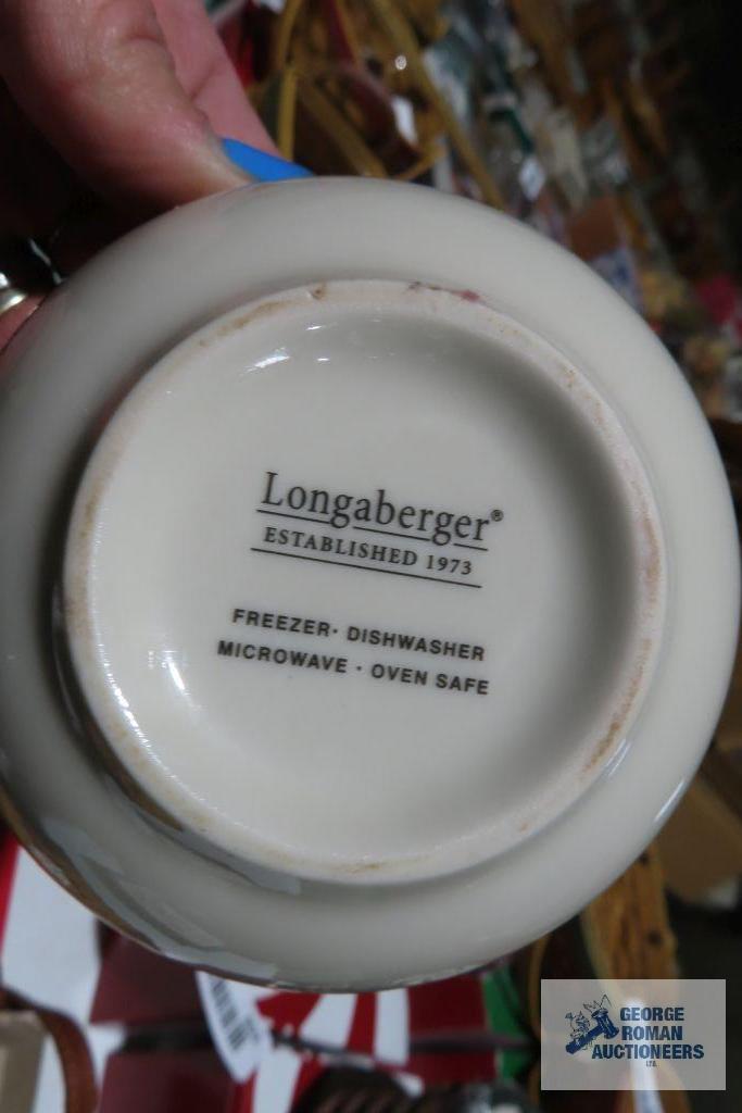 Longaberger 2008 little shopper basket and 2001 twinkle, twinkle basket
