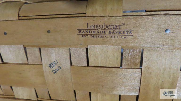 Longaberger (2) 2003 serving baskets