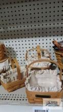 Longaberger 1996 and...1998 hostess appreciation baskets...and 2 other small baskets