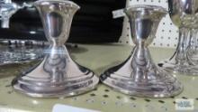 Two Gorham candle holders number YC3003