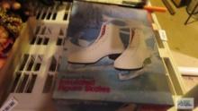 American Rocket, ladies white insulated, size 5, figure skates with box