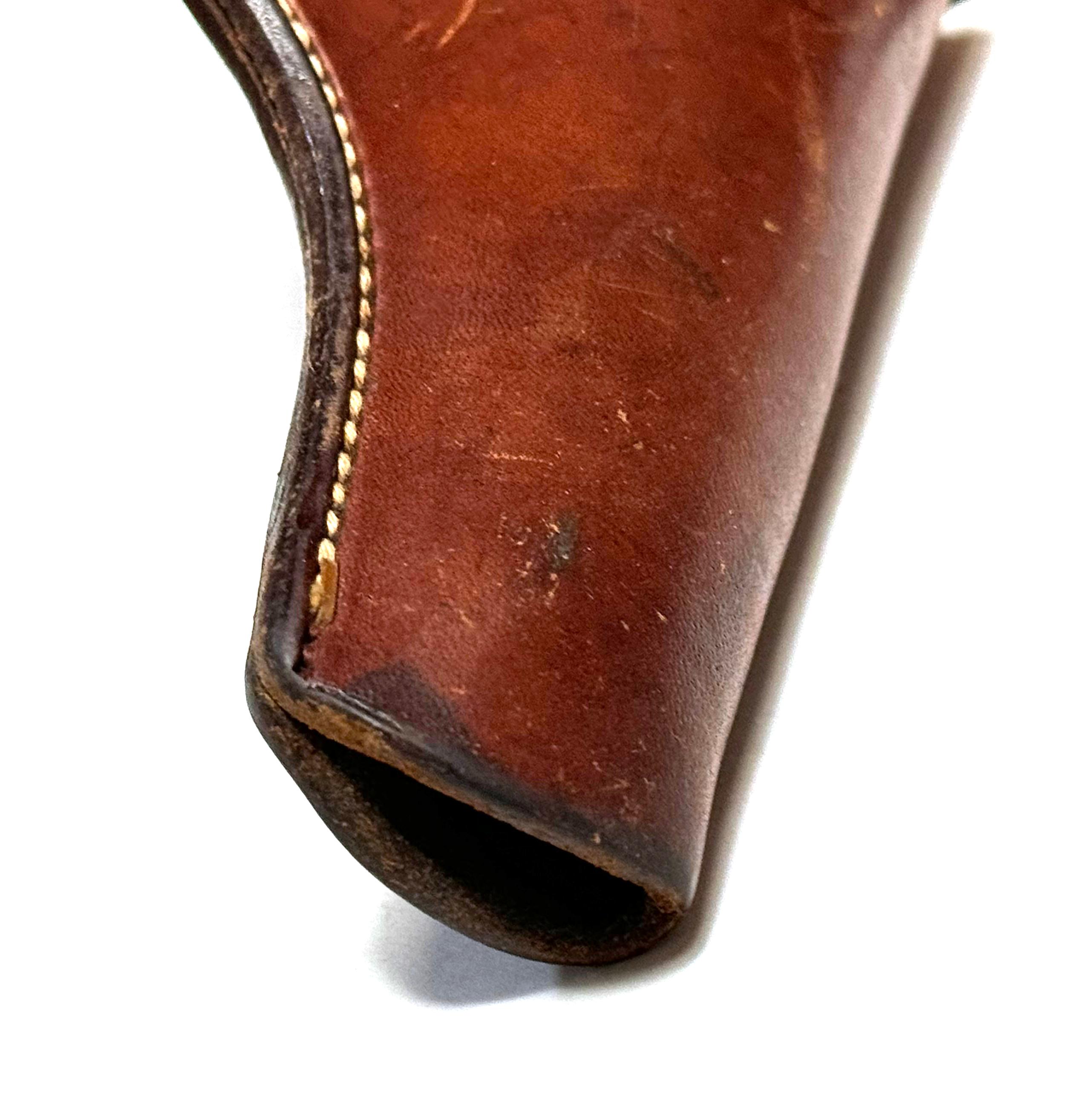 Vintage Leather Flap Holster and Knife Sheath 