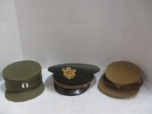 Military Hats (Lot of 3)